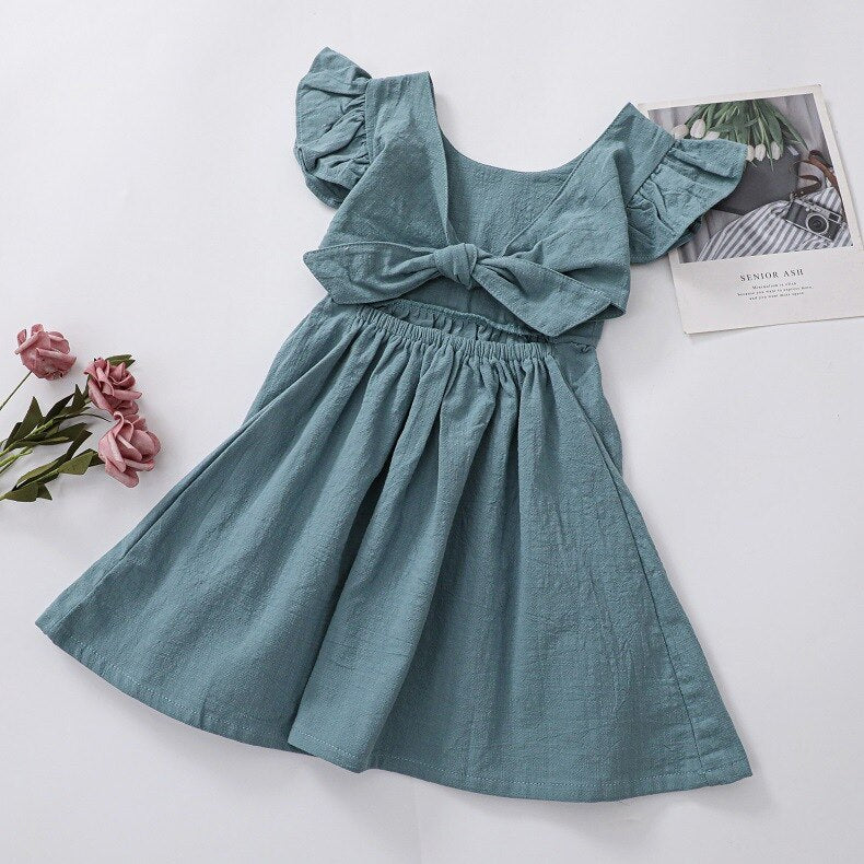 Little Lullaby Lane - Summer Backless Dress