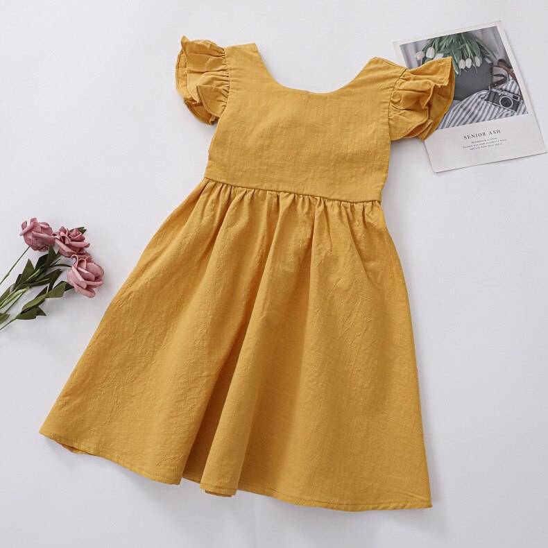 Little Lullaby Lane - Summer Backless Dress