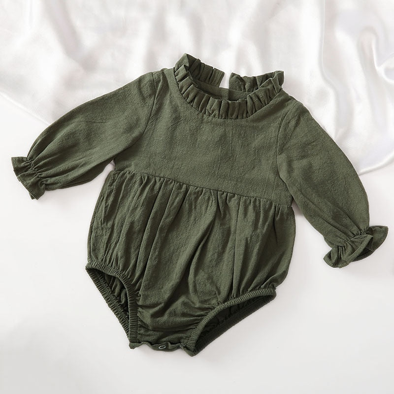Little Lullaby Lane - Long Sleeve Baby Rompers