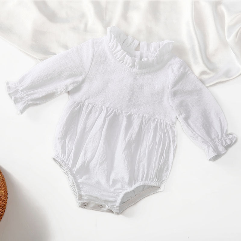 Little Lullaby Lane - Long Sleeve Baby Rompers