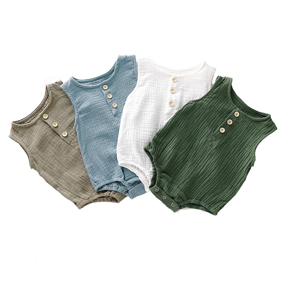 Little Lullaby Lane - Sleeveless Baby Rompers